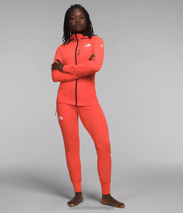 kleding 280T899 stralend oranje Summit-serie futurefleece broek vrouwen The North Face