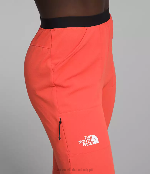 kleding 280T899 stralend oranje Summit-serie futurefleece broek vrouwen The North Face