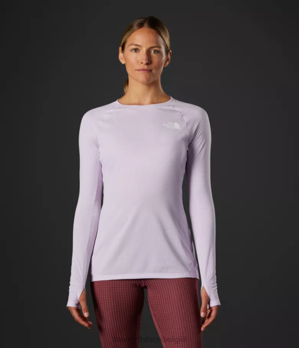 kleding 280T901 lavendel mist Summit Series Pro 120 bemanning vrouwen The North Face