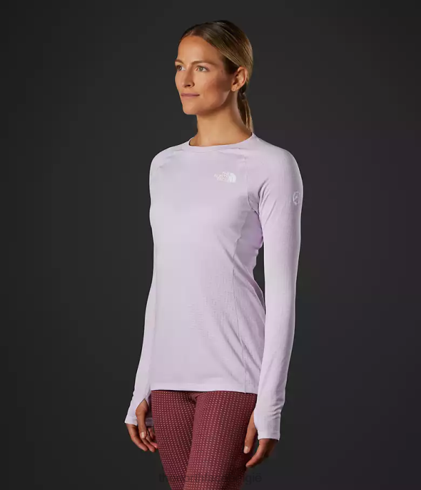 kleding 280T901 lavendel mist Summit Series Pro 120 bemanning vrouwen The North Face