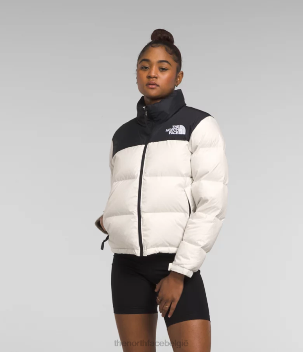 kleding 280T724 gardenia wit Retro nuptse jasje uit 1996 vrouwen The North Face