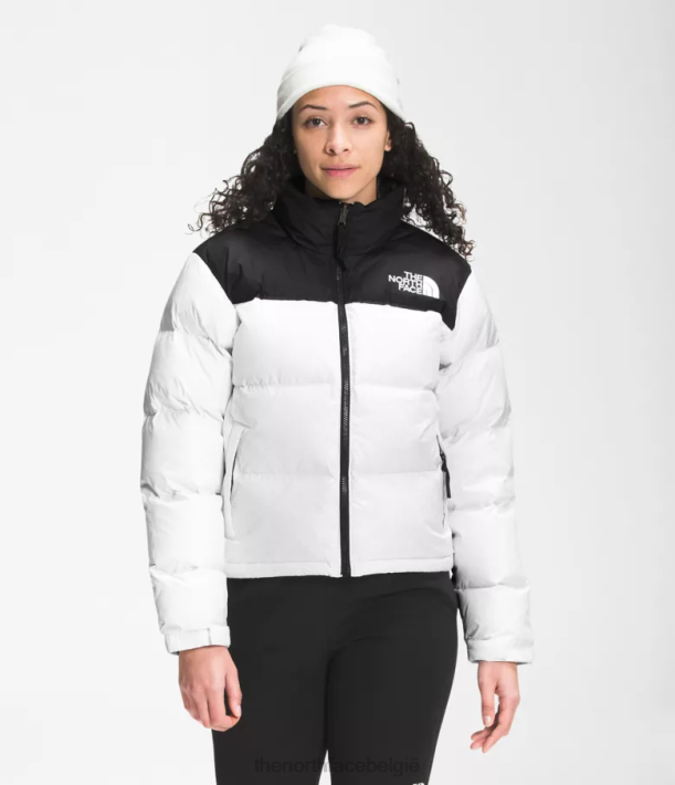 kleding 280T727 tn wit Retro nuptse jasje uit 1996 vrouwen The North Face