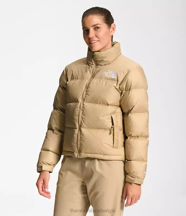 kleding 280T731 kaki steen Retro nuptse jasje uit 1996 vrouwen The North Face