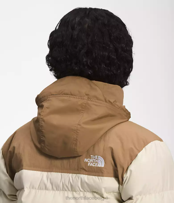 kleding 280T1016 grind/utiliteitsbruin 92 low-fi hi-tek nuptse jas vrouwen The North Face