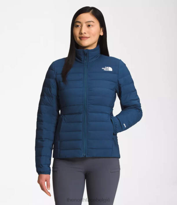 kleding 280T1084 schaduwrijk blauw Belleview stretch donsjack vrouwen The North Face