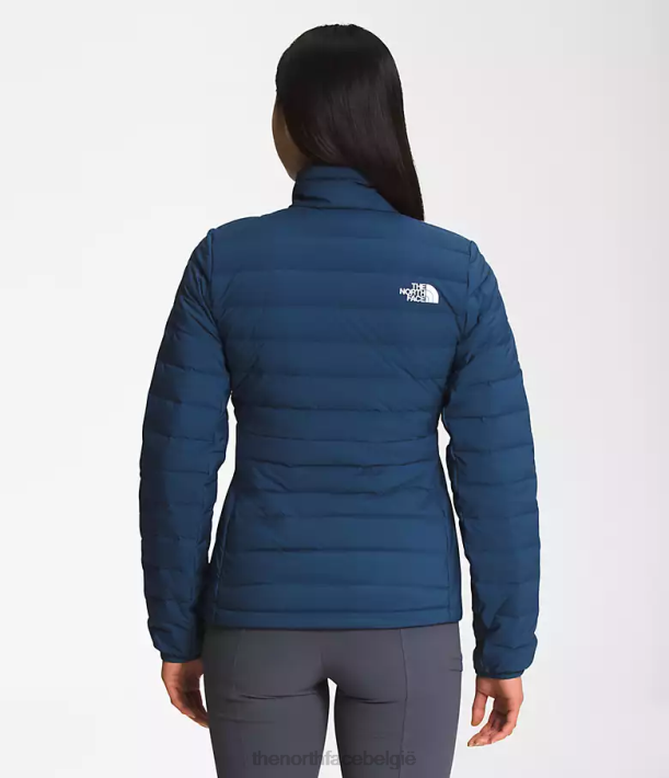 kleding 280T1084 schaduwrijk blauw Belleview stretch donsjack vrouwen The North Face