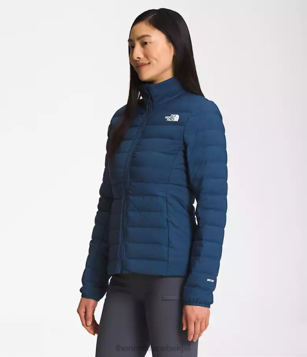 kleding 280T1084 schaduwrijk blauw Belleview stretch donsjack vrouwen The North Face