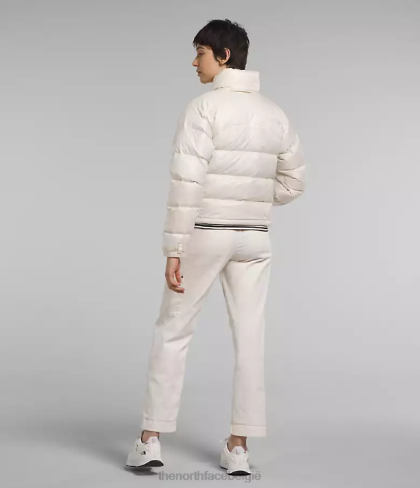 kleding 280T802 gardenia wit Retro nuptse jas uit 2000 vrouwen The North Face