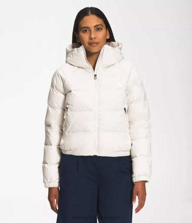 kleding 280T890 gardenia wit hydrenaliet donshoodie vrouwen The North Face