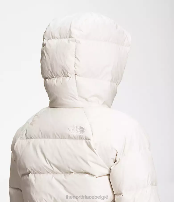kleding 280T890 gardenia wit hydrenaliet donshoodie vrouwen The North Face