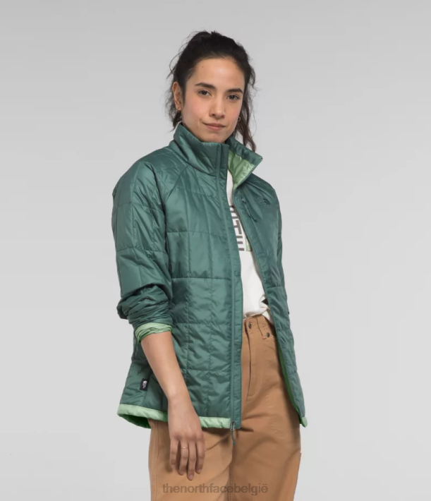 kleding 280T936 donkere salie/mistige salie circaloft-jas vrouwen The North Face