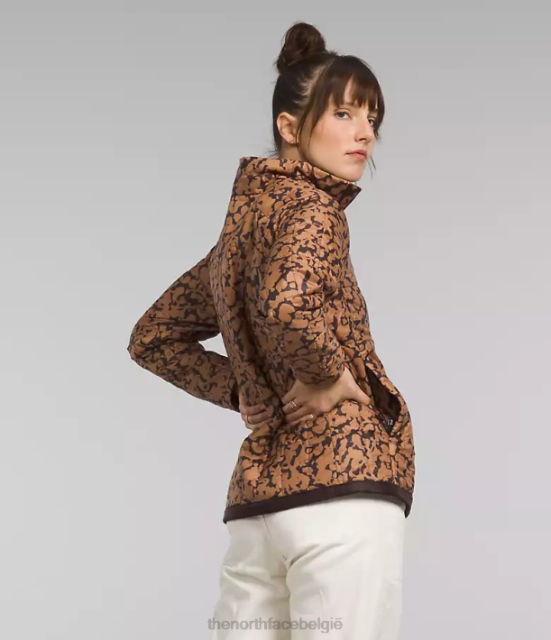 kleding 280T938 grafische kleurstofprint met amandelboter circaloft-jas vrouwen The North Face