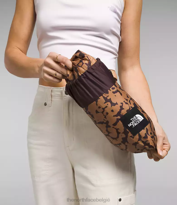 kleding 280T938 grafische kleurstofprint met amandelboter circaloft-jas vrouwen The North Face