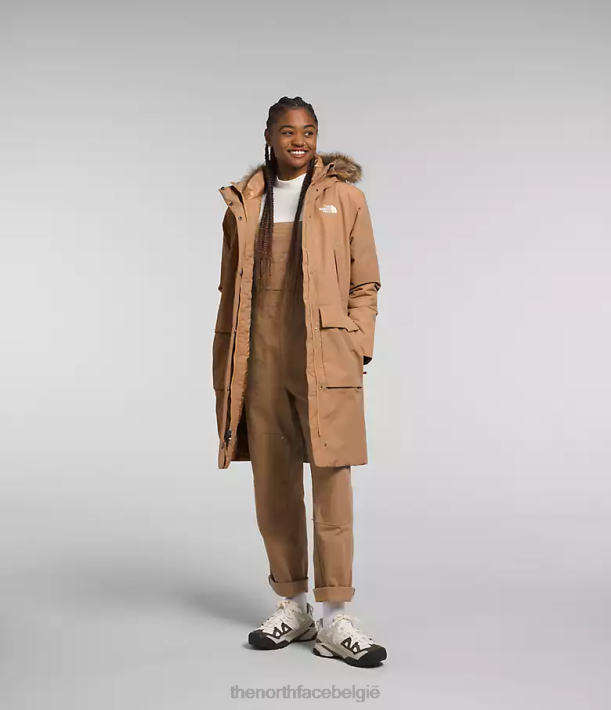 kleding 280T1313 amandelboter arctische parka premium vrouwen The North Face