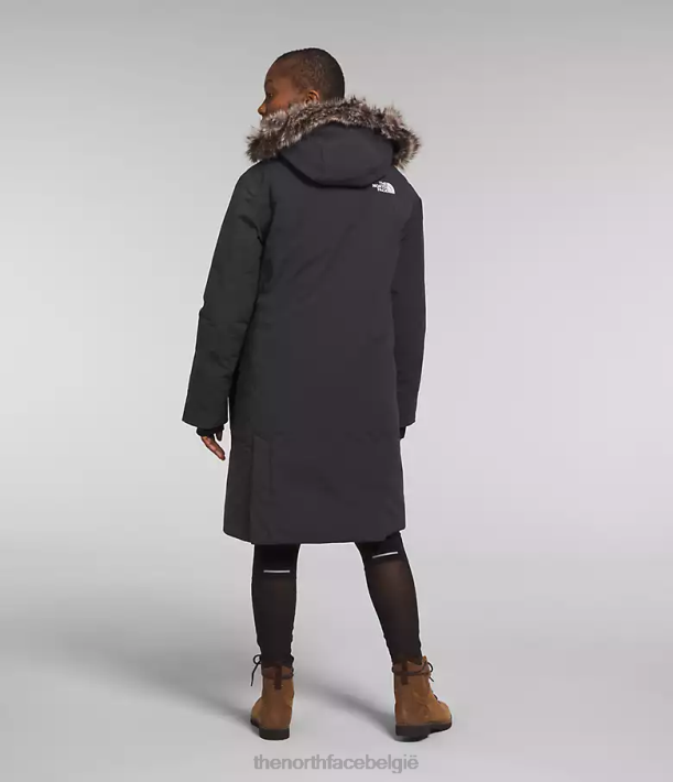 kleding 280T1314 asfalt grijs arctische parka premium vrouwen The North Face