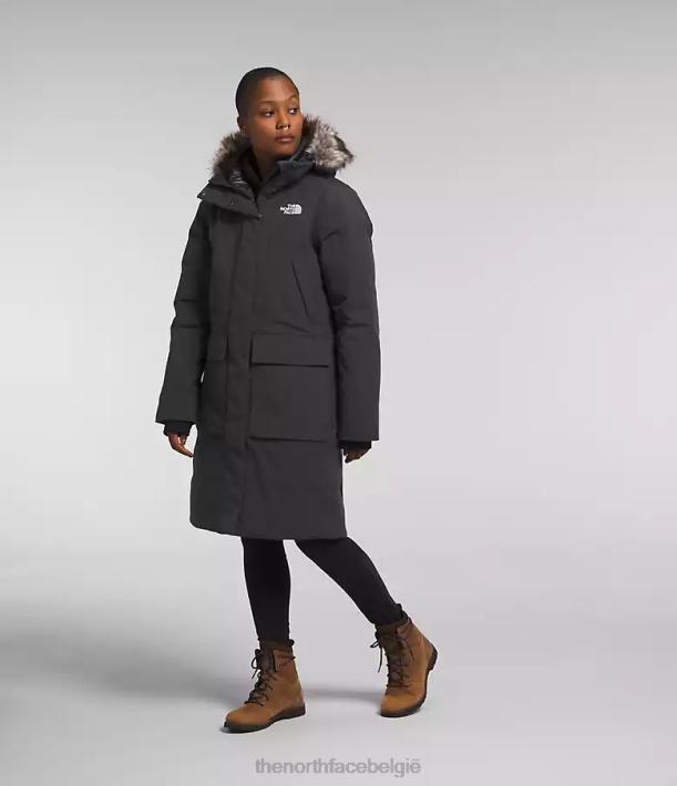 kleding 280T1314 asfalt grijs arctische parka premium vrouwen The North Face