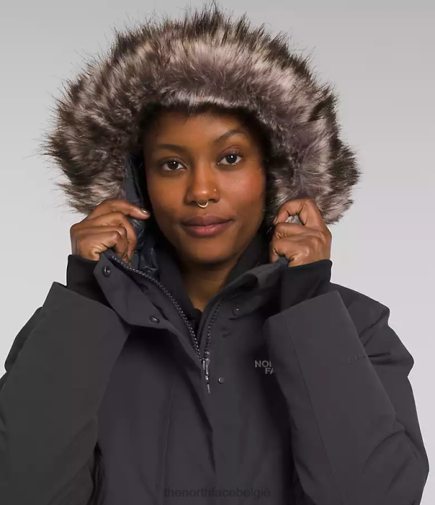 kleding 280T1314 asfalt grijs arctische parka premium vrouwen The North Face
