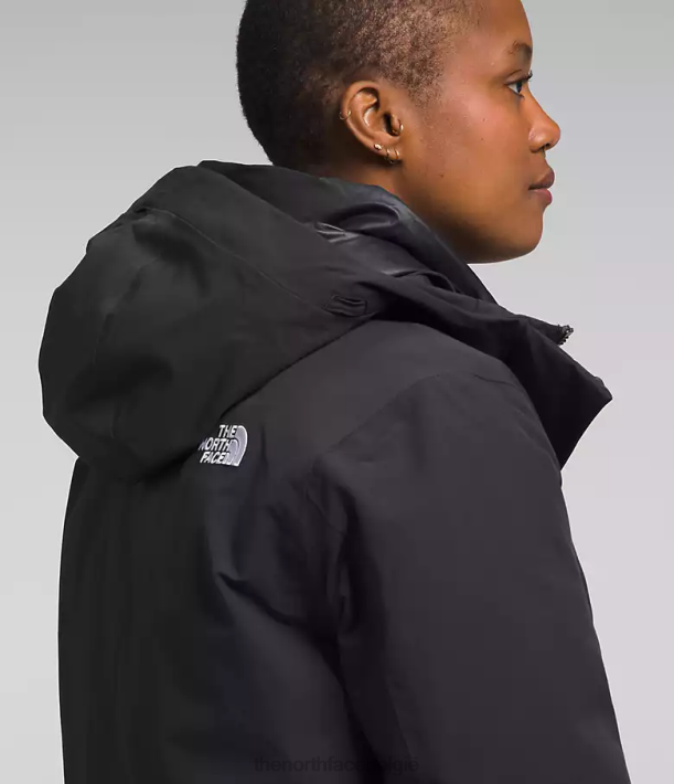 kleding 280T1314 asfalt grijs arctische parka premium vrouwen The North Face