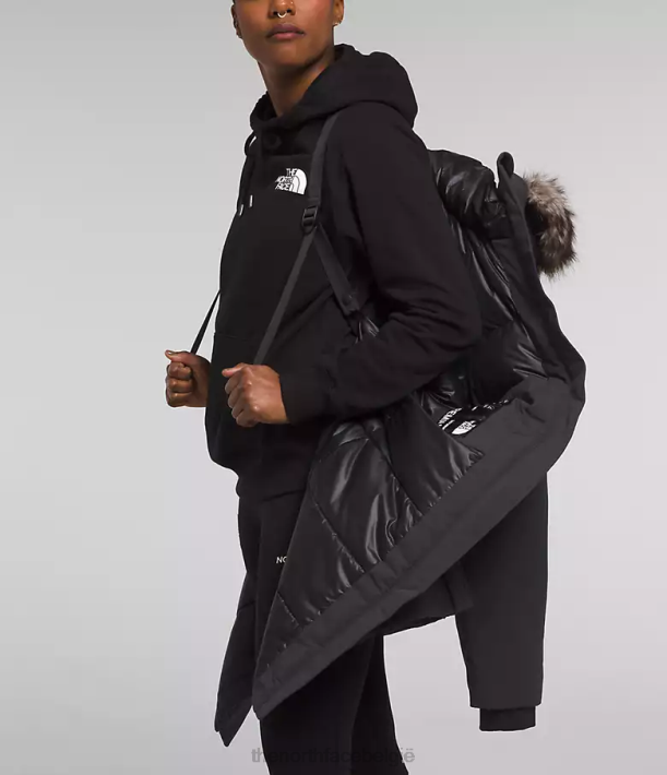 kleding 280T1314 asfalt grijs arctische parka premium vrouwen The North Face