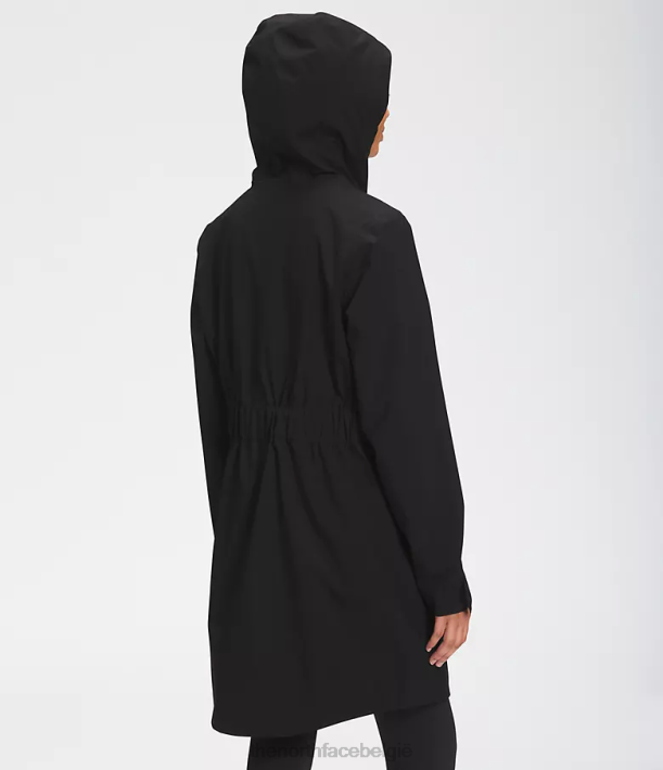 kleding 280T152 tn zwart City Breeze regenparka II vrouwen The North Face