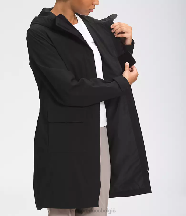 kleding 280T152 tn zwart City Breeze regenparka II vrouwen The North Face