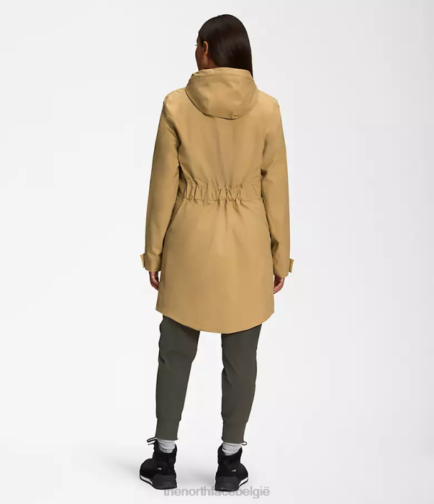 kleding 280T154 antilope bruin City Breeze regenparka II vrouwen The North Face