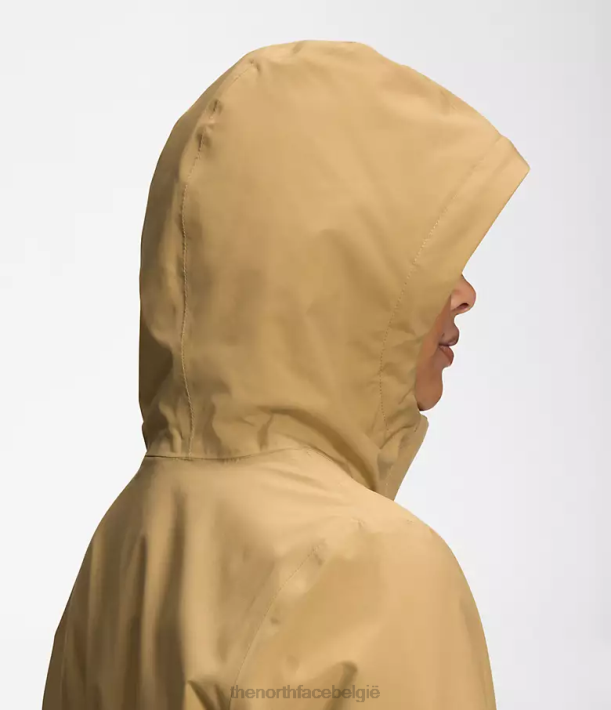 kleding 280T154 antilope bruin City Breeze regenparka II vrouwen The North Face