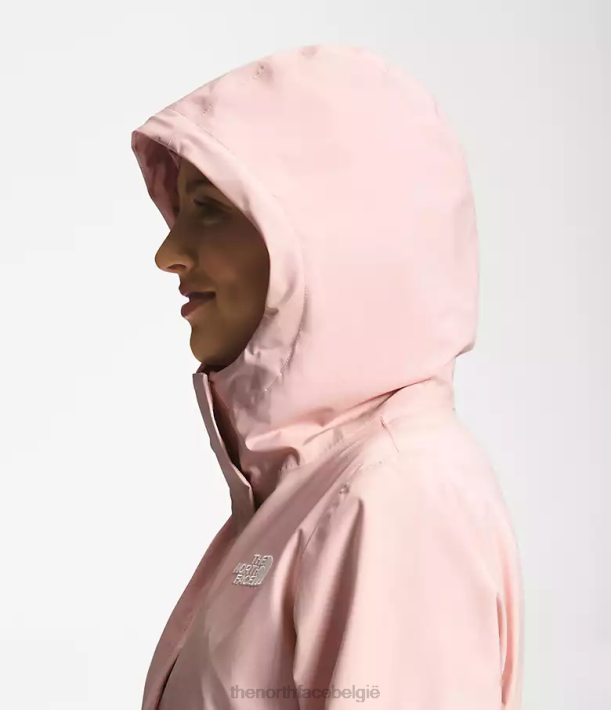 kleding 280T155 roze mos City Breeze regenparka II vrouwen The North Face