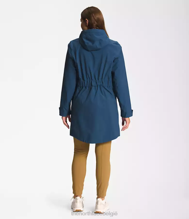 kleding 280T156 schaduwrijk blauw City Breeze regenparka II vrouwen The North Face