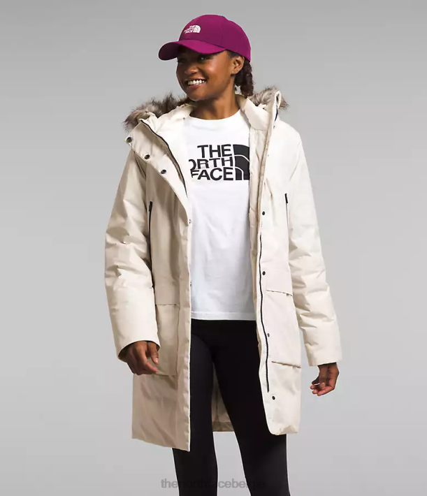 kleding 280T234 gardenia wit arctic parka gtx vrouwen The North Face