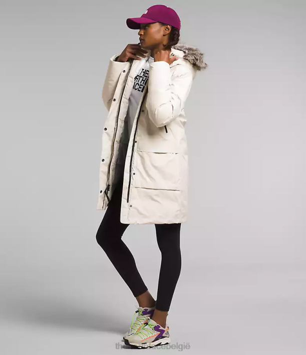 kleding 280T234 gardenia wit arctic parka gtx vrouwen The North Face