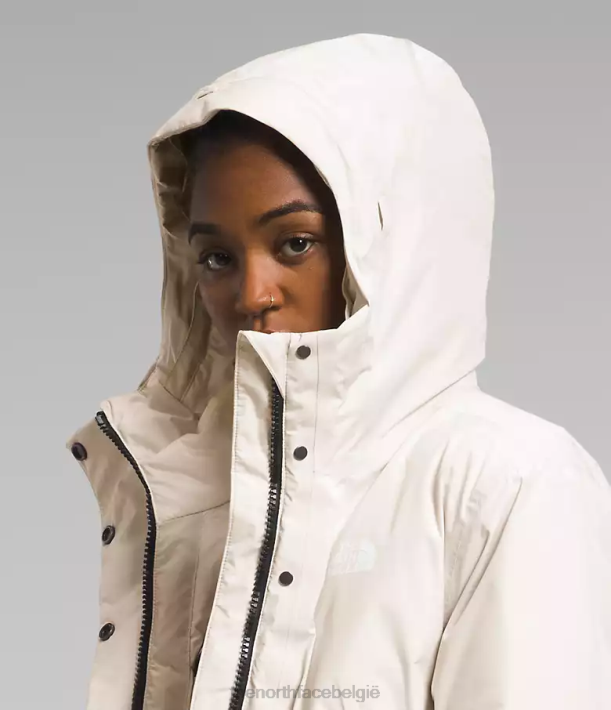kleding 280T234 gardenia wit arctic parka gtx vrouwen The North Face