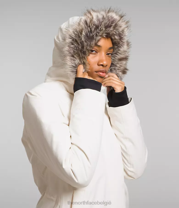 kleding 280T507 gardenia wit arctische parka vrouwen The North Face