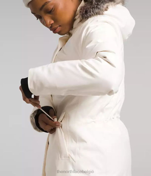 kleding 280T507 gardenia wit arctische parka vrouwen The North Face
