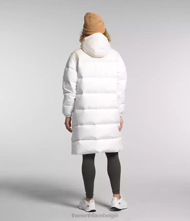 kleding 280T563 tnf wit/gardenia wit nuptse parka vrouwen The North Face