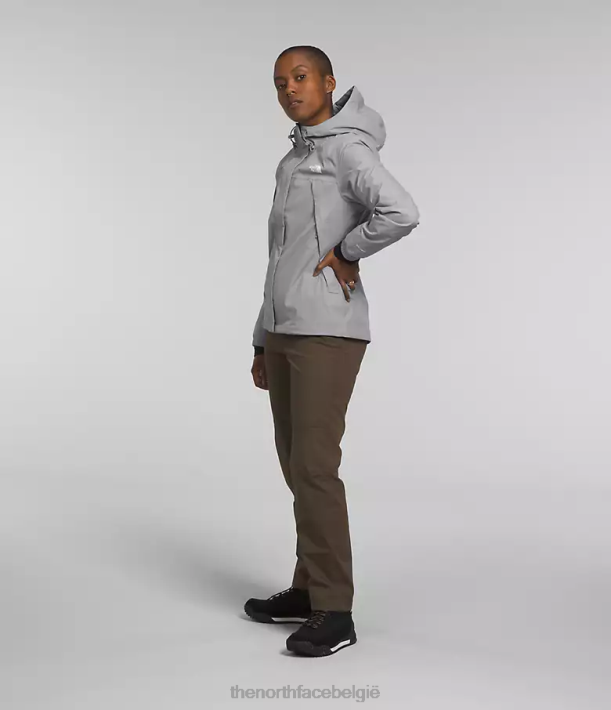 kleding 280T1274 grijs samenvoegen antora jas vrouwen The North Face