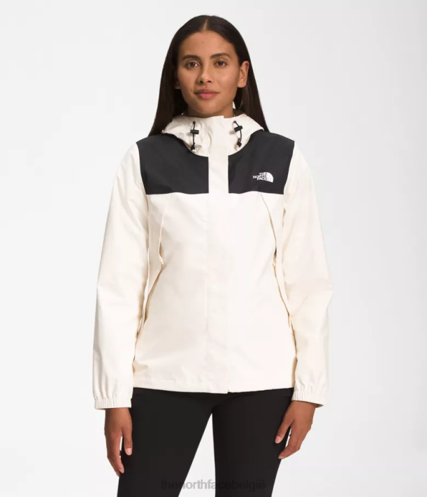 kleding 280T1276 tnf zwart/gardenia wit antora jas vrouwen The North Face