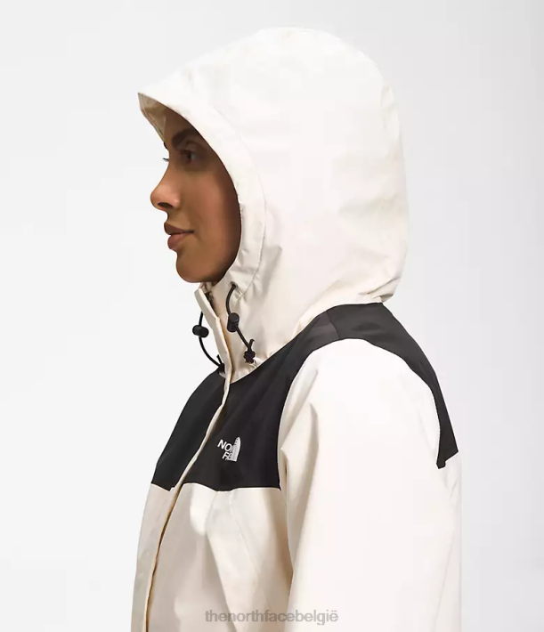 kleding 280T1276 tnf zwart/gardenia wit antora jas vrouwen The North Face