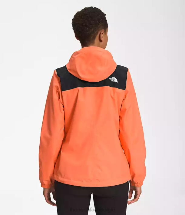 kleding 280T1281 tnf zwart/stoffig koraal oranje antora jas vrouwen The North Face