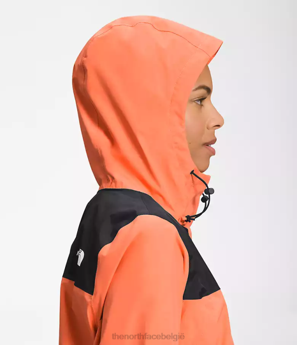 kleding 280T1281 tnf zwart/stoffig koraal oranje antora jas vrouwen The North Face