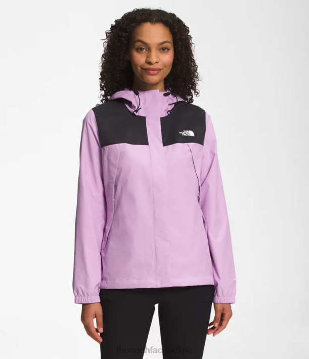 kleding 280T1282 tnf zwart/lupine antora jas vrouwen The North Face