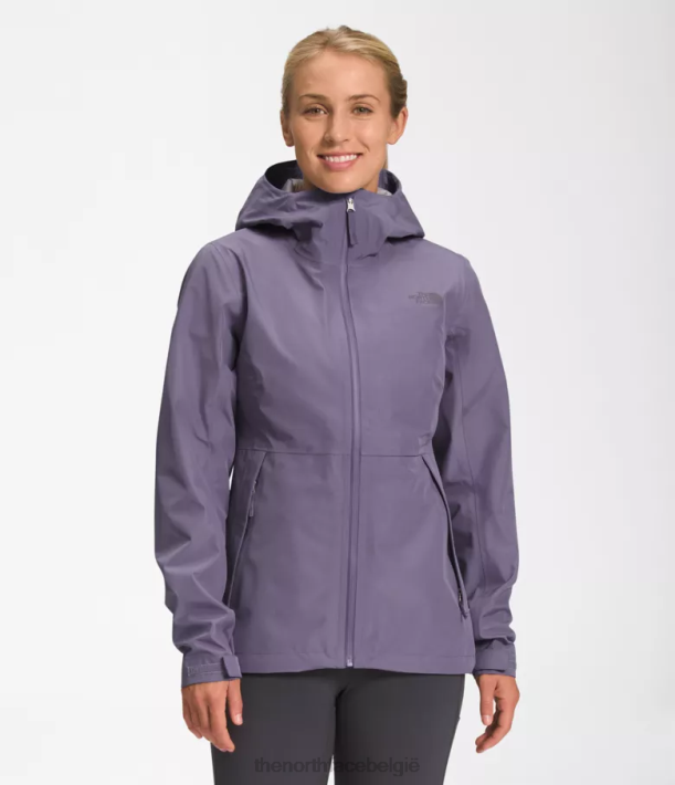 kleding 280T1317 maan leisteen dryzzle futurelight-jack vrouwen The North Face