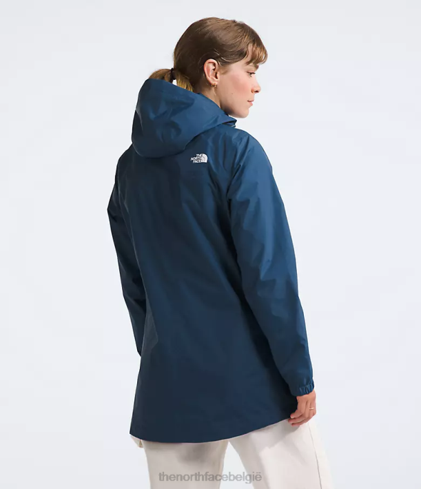 kleding 280T49 schaduwrijk blauw antora parka vrouwen The North Face