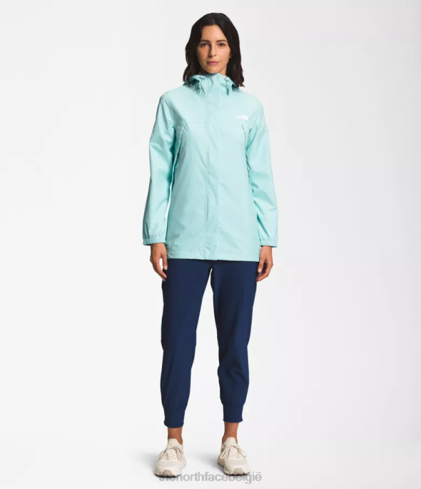 kleding 280T50 dakraam blauw antora parka vrouwen The North Face