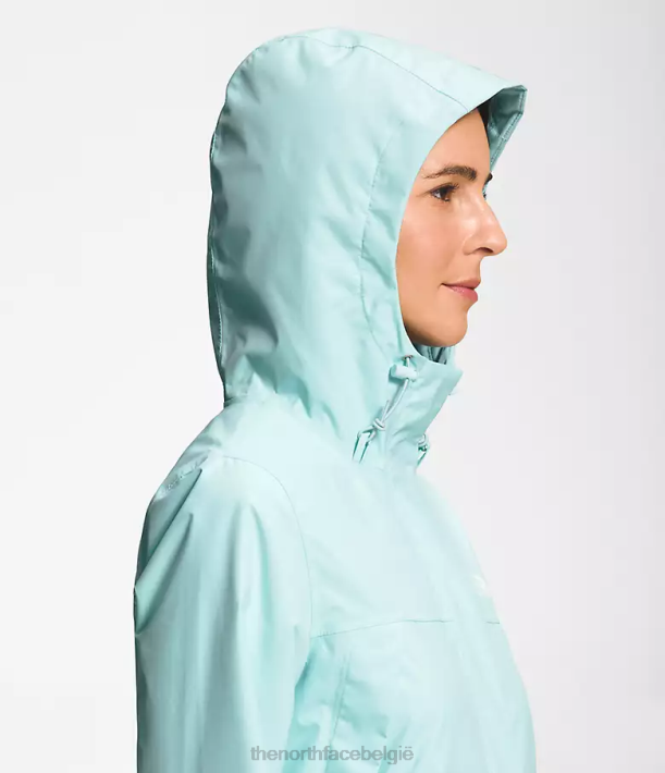 kleding 280T50 dakraam blauw antora parka vrouwen The North Face