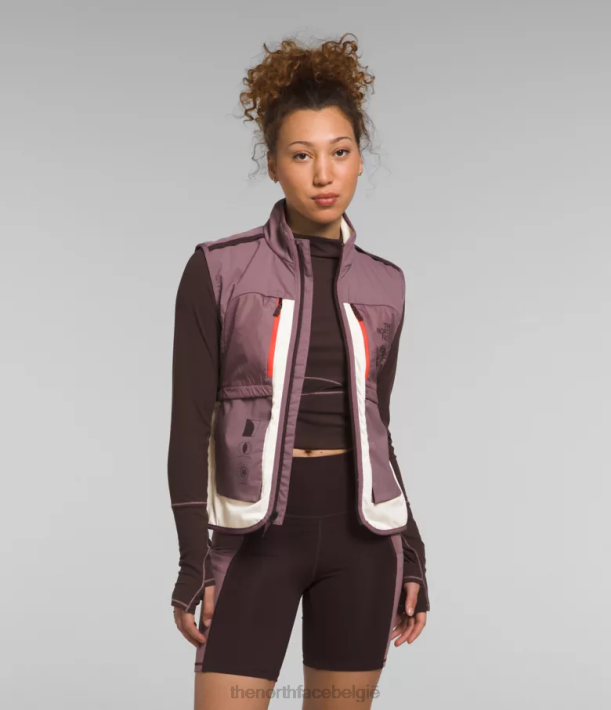 kleding 280T1141 gardenia wit/reegrijs trailwear winterwarm flitsvest vrouwen The North Face