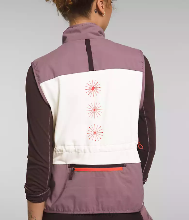kleding 280T1141 gardenia wit/reegrijs trailwear winterwarm flitsvest vrouwen The North Face