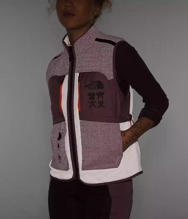 kleding 280T1141 gardenia wit/reegrijs trailwear winterwarm flitsvest vrouwen The North Face