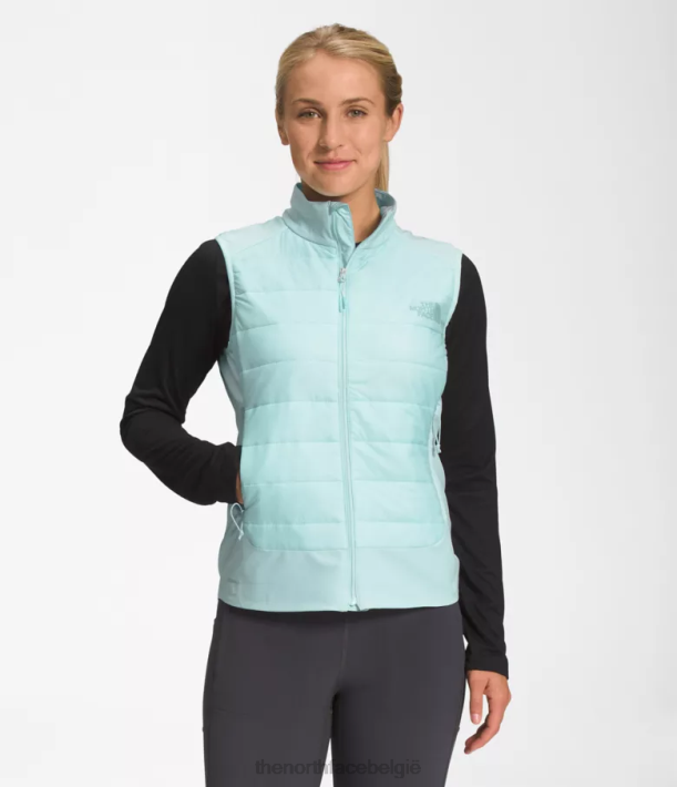 kleding 280T567 dakraam blauw schuilplaats vest vrouwen The North Face