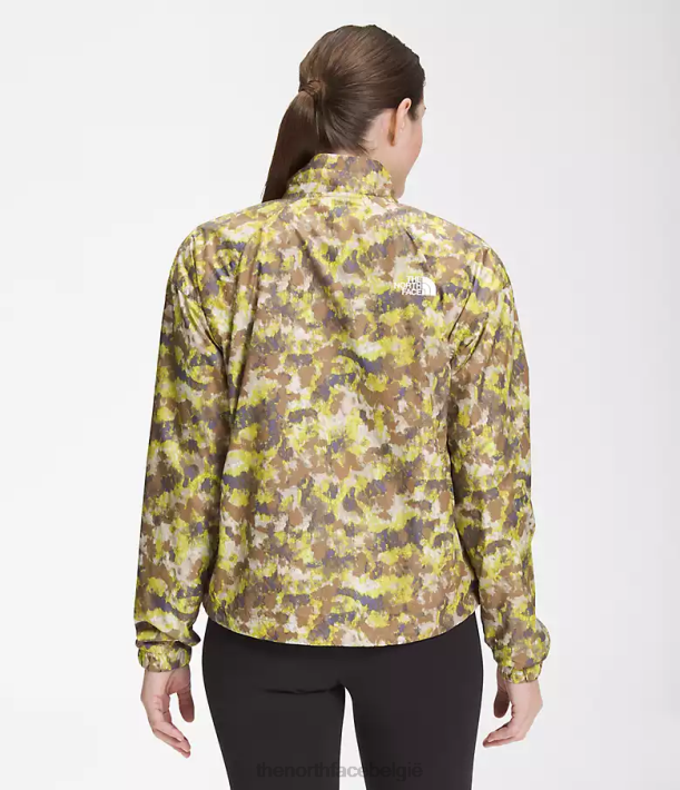 kleding 280T1020 Utility bruin gestippelde kampprint Hydranaline trui 2000 vrouwen The North Face